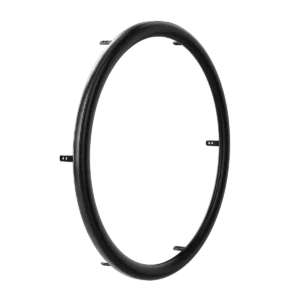 Side view of Gekko handrim showing mounting tabs