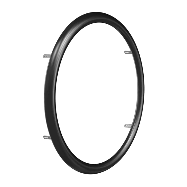 Side view of quadro handrim showing mounting tabs