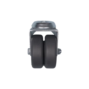 Dual caster wheel with fork