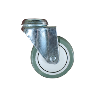 Caster wheel with fork