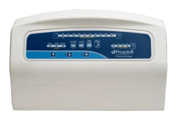 Close up showing controls