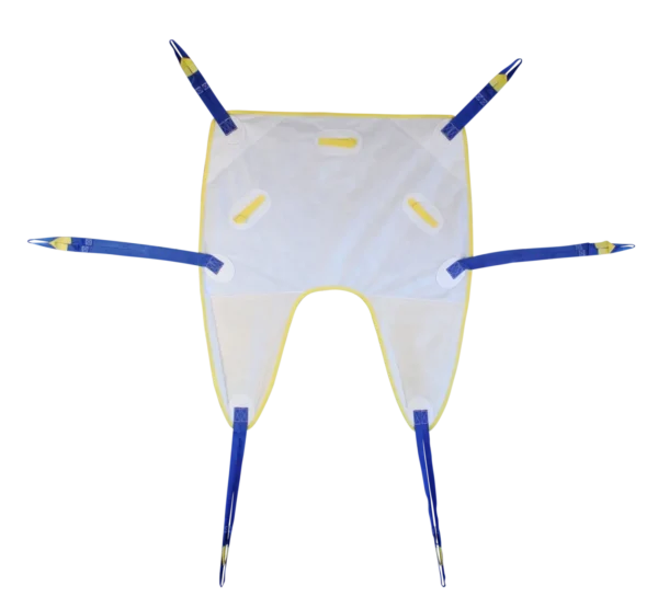 Sling laid out with six attachment points