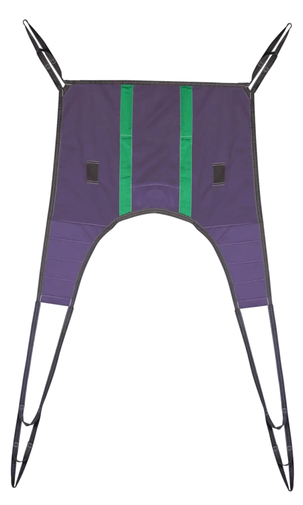 Divided leg sling with four attachment points