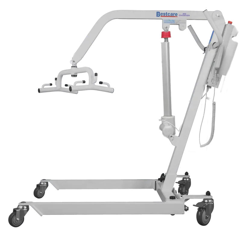 Side view of patient lift