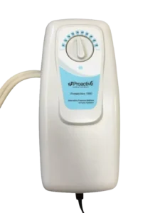 Close up showing dial on pump