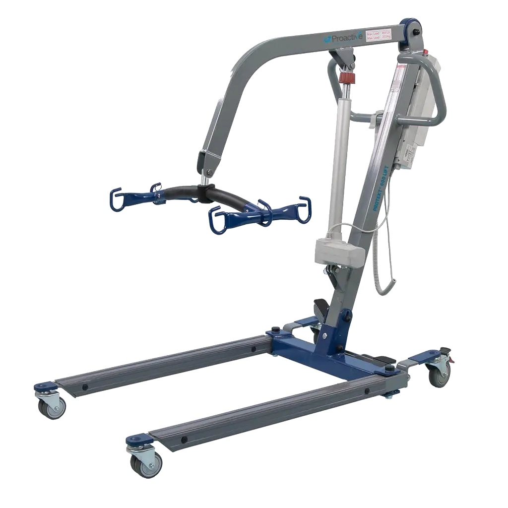 Side shot of patient lift