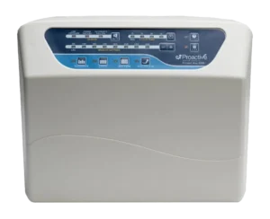 Front view displaying controls