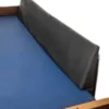 View of rail guard wedge on mattress