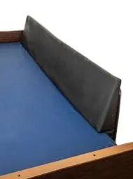View of rail guard wedge on mattress