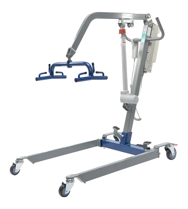 Side view of patient lift