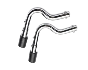 A pair of rear anti tippers without wheels