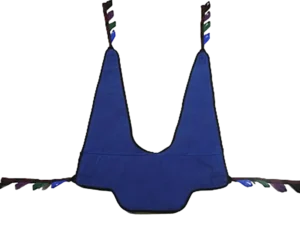 Sling laid out showing attachment points