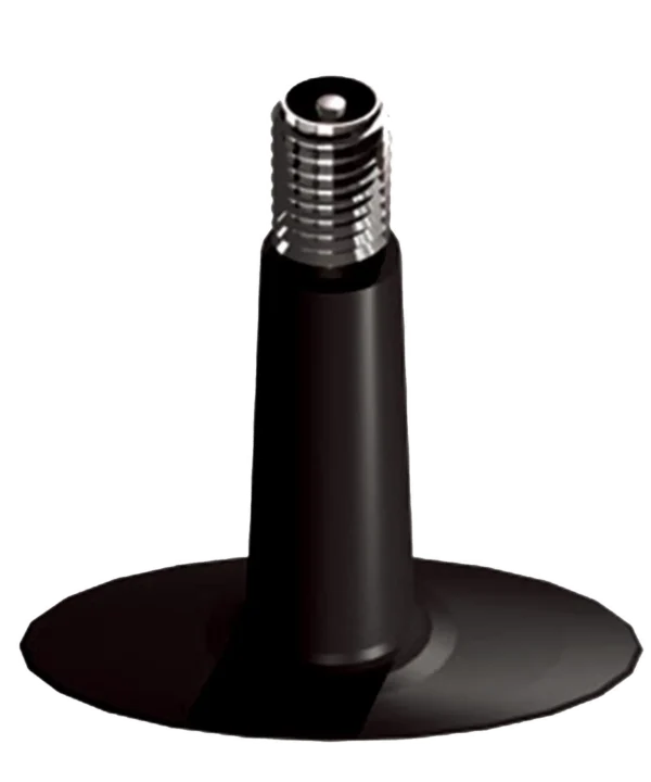 Straight threaded schrader valve stem