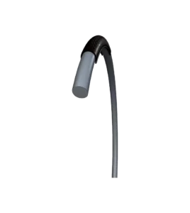 Illustration with tire layer stripped back showing solid insert