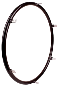 Extra soft vinyl coating on an aluminum handrim