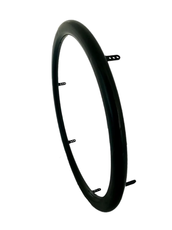 Vega Pushrim showing 6-point tabs with three tab length adjustments